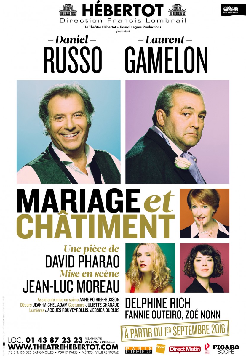 Mariage & Châtiment, théâtre Hébertot