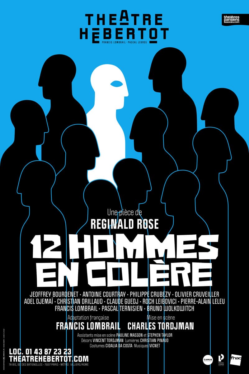 12 Hommes en Colère au Théâtre Hébertot