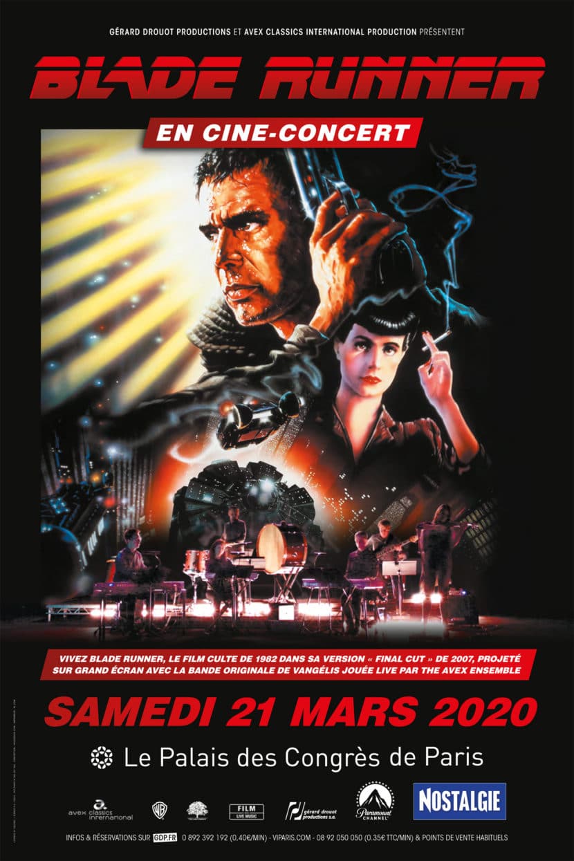 Blade Runner en ciné concert au Palais des Congrès à Paris