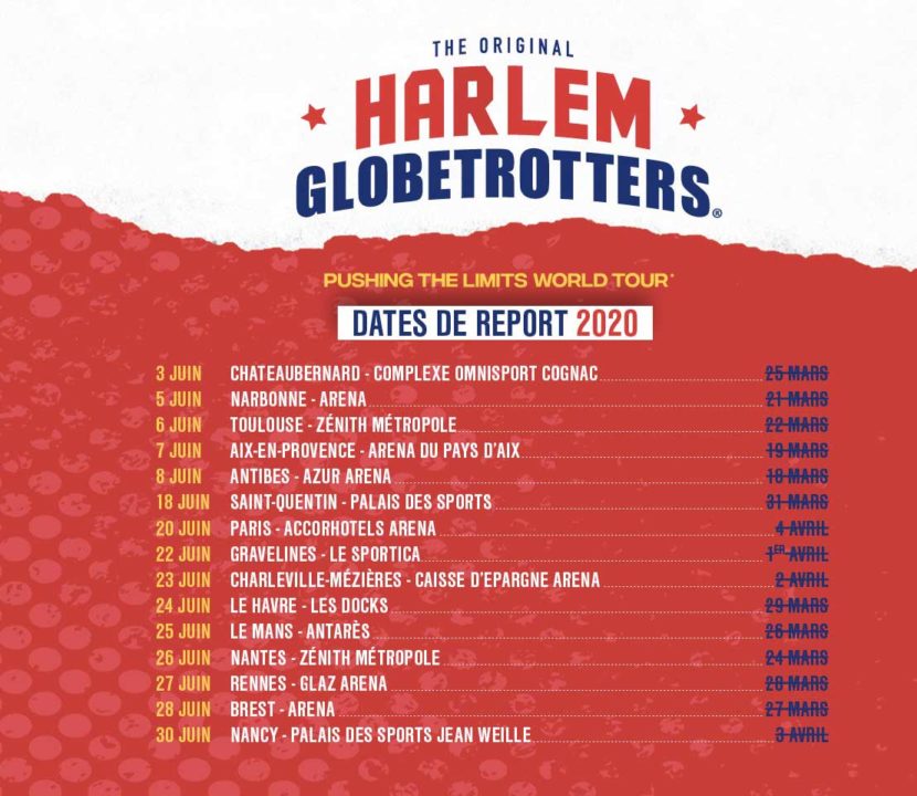 Harlem Globetrotters - tournée 2020
