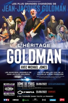 L’héritage Goldman en tournée à Paris et dans toute la France L’héritage Goldman en tournée à Paris et dans toute la France