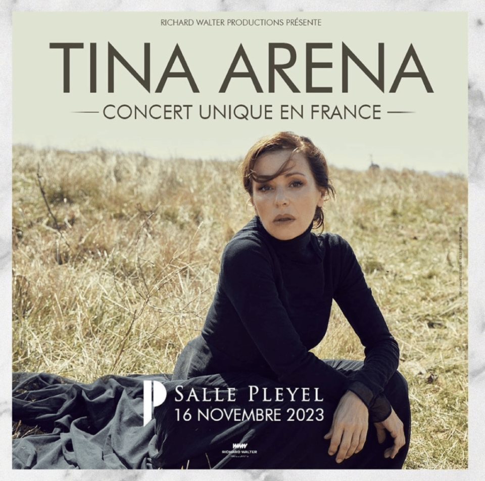 Tina Arena, tournée