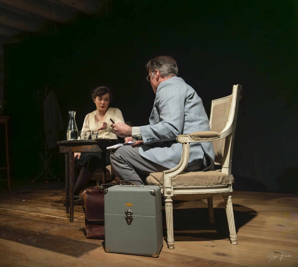 Guillemette Lefèvre et Jean-Christophe Born dans Qui êtes-vous Andrée Turcy ? @ Georges Boudier