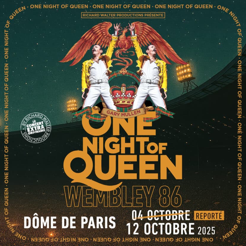 One Night of Queen en tournée Wembley 86 au Dôme de Paris
